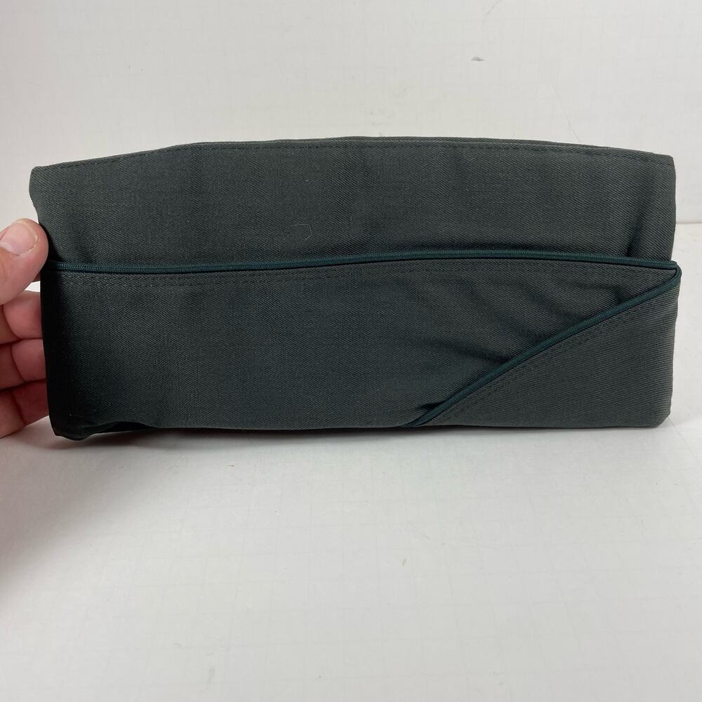 VTG U.S. Army Garrison Cap Men's Large Green Wool AG-344 Type 1 Military Hat